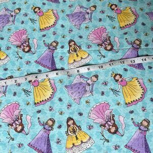 OOP Princess Portraits Fabric Princess Fabric Quilting Cotton Fabric 1yd 15"